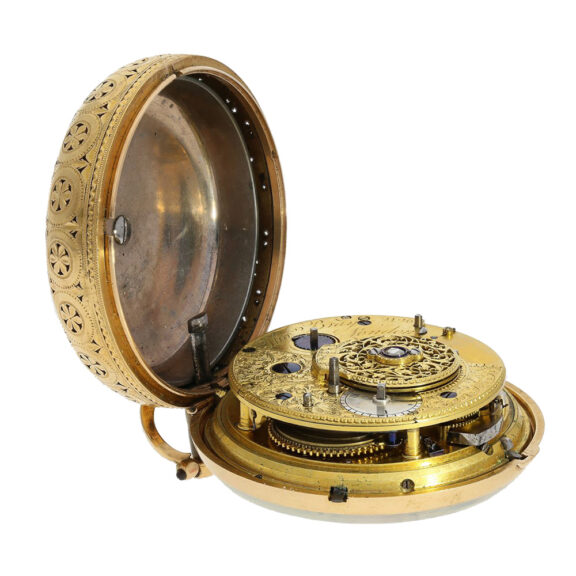 English 18K gold repeater with stoppable seconds Circa 1815 English 18K gold repeater with stoppable seconds Circa 1815