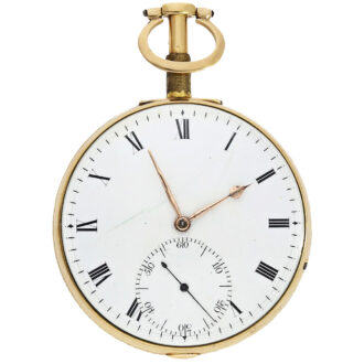 English 18K gold repeater with stoppable seconds Circa 1815 English 18K gold repeater with stoppable seconds Circa 1815