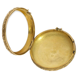 English 18K gold repeater with stoppable seconds Circa 1815 English 18K gold repeater with stoppable seconds Circa 1815