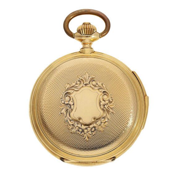 Swiss minute repeating watch with two jacquemarts Circa 1890 Swiss minute repeating watch with two jacquemarts Circa 1890