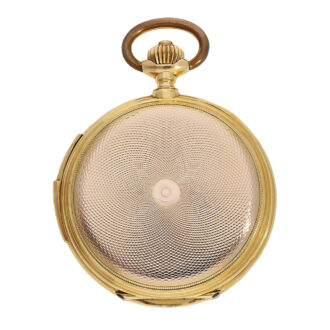 Swiss minute repeating watch with two jacquemarts Circa 1890