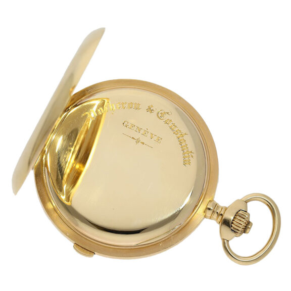Rare Swiss gold chronometer with chronograph Circa 1911 Rare Swiss gold chronometer with chronograph Circa 1911