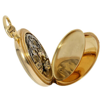 Rare Swiss gold chronometer with chronograph Circa 1911 Rare Swiss gold chronometer with chronograph Circa 1911