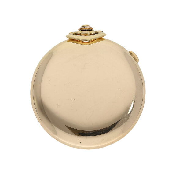 Swiss gold split-seconds chronograph pocket watch from the 1930s Swiss gold split-seconds chronograph pocket watch from the 1930s