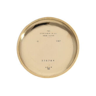 Swiss gold split-seconds chronograph pocket watch from the 1930s