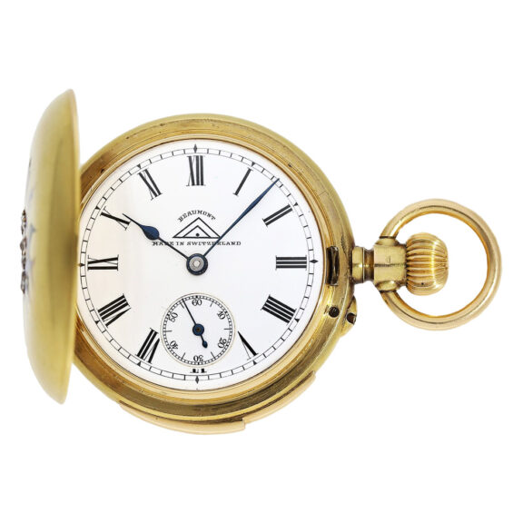 Swiss 18K gold minute repeating ladies lever watch Circa 1880 Swiss 18K gold minute repeating ladies lever watch Circa 1880