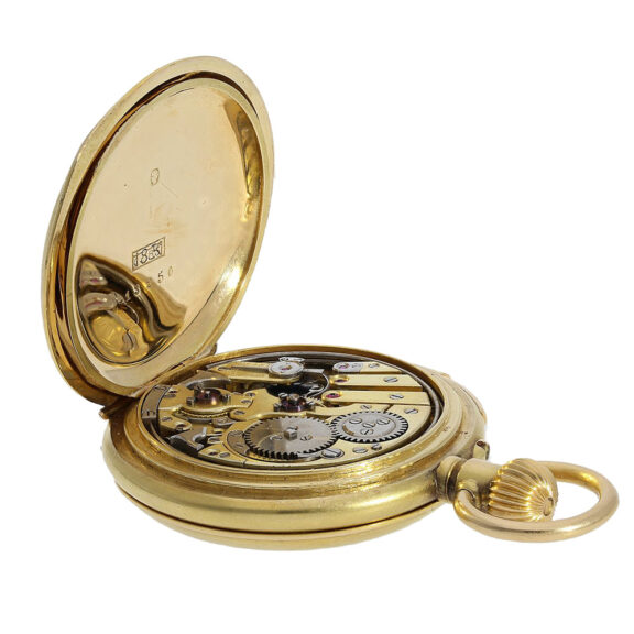 Swiss 18K gold minute repeating ladies lever watch Circa 1880 Swiss 18K gold minute repeating ladies lever watch Circa 1880