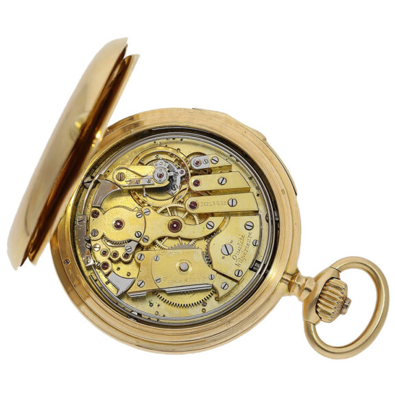 Rare Swiss gold minute repeating pocket watch Circa 1885 Rare Swiss gold minute repeating pocket watch Circa 1885