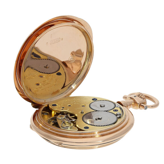 German gold Glashütte watch with wrong inscription Circa 1898 German gold Glashütte watch with wrong inscription Circa 1898