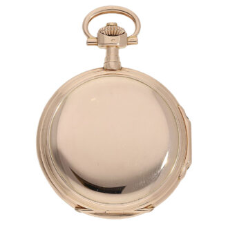 German gold Glashütte watch with wrong inscription Circa 1898