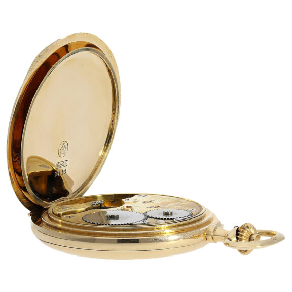 German gold Glashütte hunting cased pocket watch Circa 1927 German gold Glashütte hunting cased pocket watch Circa 1927