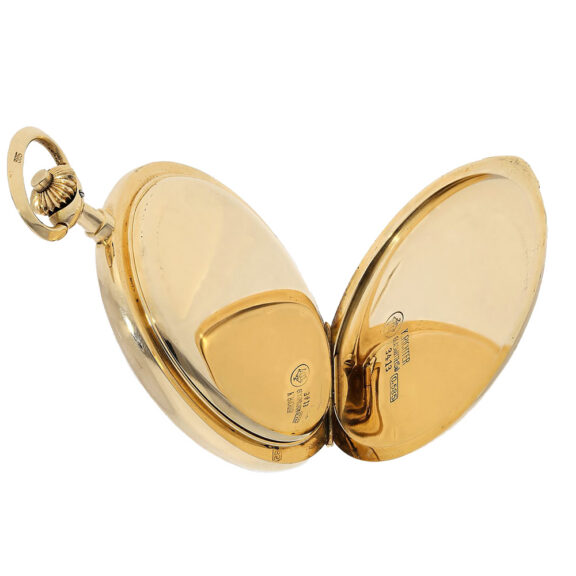 German gold Glashütte hunting cased pocket watch Circa 1927 German gold Glashütte hunting cased pocket watch Circa 1927