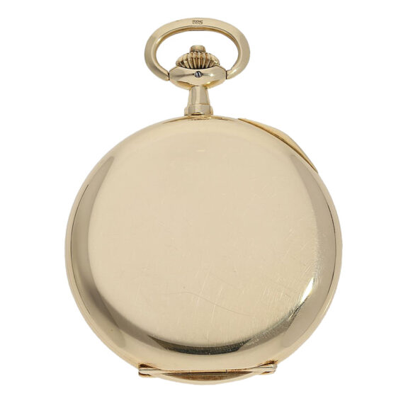 German gold Glashütte hunting cased pocket watch Circa 1927 German gold Glashütte hunting cased pocket watch Circa 1927