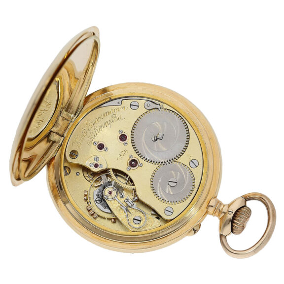 Rare German 14K gold apprentice pocket watch Circa 1926 Rare German 14K gold apprentice pocket watch Circa 1926
