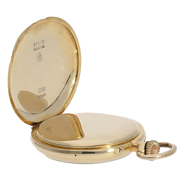 Rare German 14K gold apprentice pocket watch Circa 1926 Rare German 14K gold apprentice pocket watch Circa 1926
