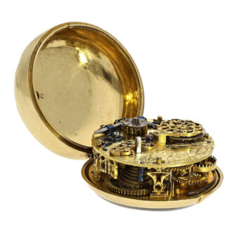 French single-handed pair-cased verge watch Circa 1650-1660