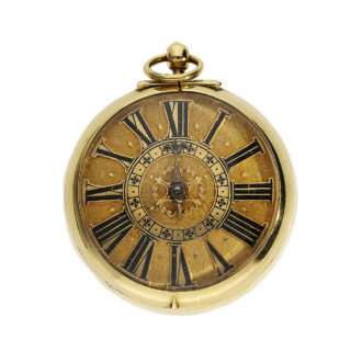 French single-handed pair-cased verge watch Circa 1650-1660