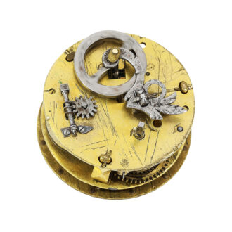 Small one-handed Renaissance drum-shaped clock Circa 1580
