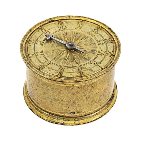 German one-handed Renaissance drum clock Circa 1500-1550 German one-handed Renaissance drum clock Circa 1500-1550