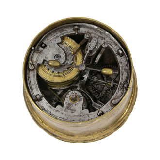 German one-handed Renaissance drum clock Circa 1500-1550