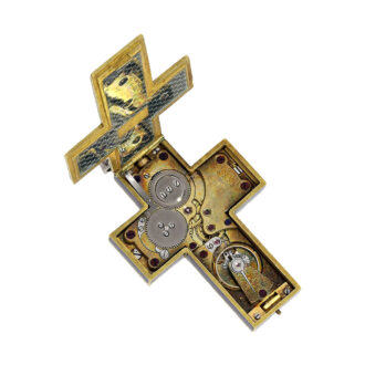 French gold and diamond set cruciform watch Circa 1910