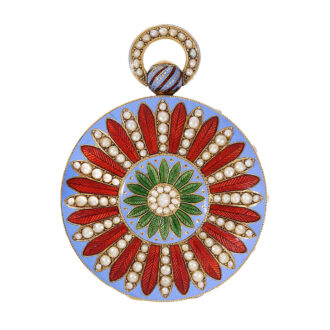 Swiss gold and enamel watch for the Chinese market Circa 1820