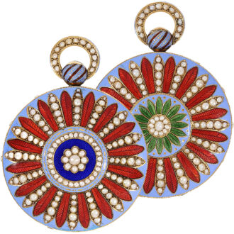 Swiss gold and enamel watch for the Chinese market Circa 1820