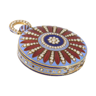 Swiss gold and enamel watch for the Chinese market Circa 1820