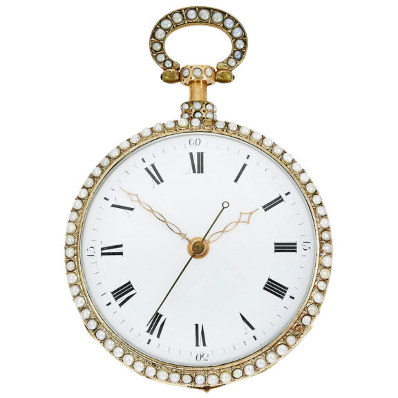 Swiss gold and enamel repeating musical pocket watch Circa 1870 Swiss gold and enamel repeating musical pocket watch Circa 1870