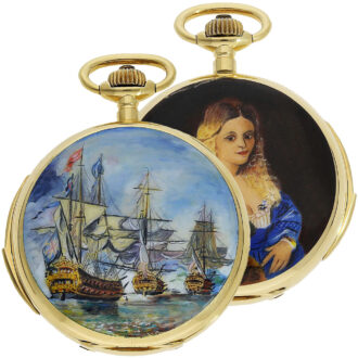 Swiss repeater with Jacquemart figure automaton Circa 1950