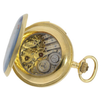 Swiss repeater with Jacquemart figure automaton Circa 1950