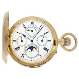 Heavy Swiss astronomical repeating pocket watch Circa 1875