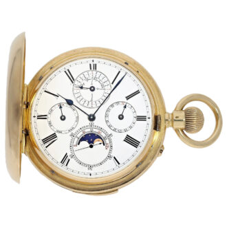 Heavy Swiss astronomical repeating pocket watch Circa 1875 Heavy Swiss astronomical repeating pocket watch Circa 1875
