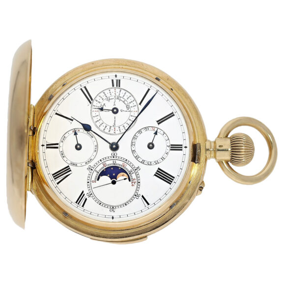 Heavy Swiss astronomical repeating pocket watch Circa 1875 Heavy Swiss astronomical repeating pocket watch Circa 1875