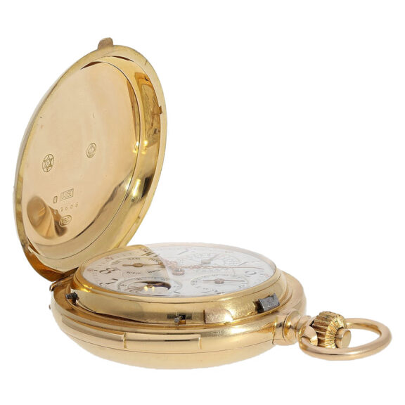 Important Swiss gold highly complicated pocket watch Circa 1900 Important Swiss gold highly complicated pocket watch Circa 1900