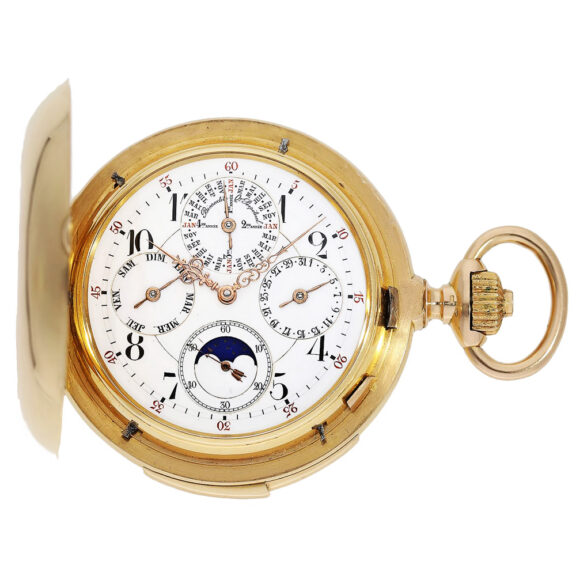 Important Swiss gold highly complicated pocket watch Circa 1900