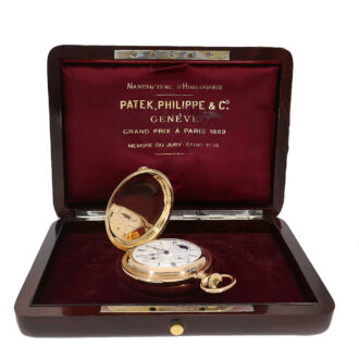 Swiss perpetual calendar minute repeating watch Circa 1889 Swiss perpetual calendar minute repeating watch Circa 1889
