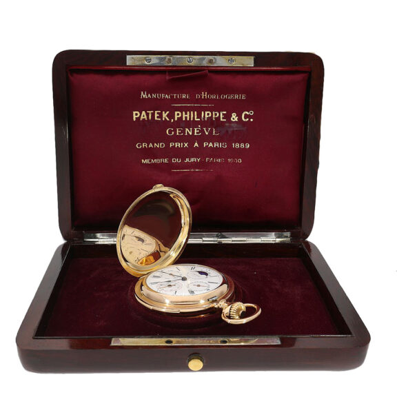 Swiss perpetual calendar minute repeating watch Circa 1889 Swiss perpetual calendar minute repeating watch Circa 1889