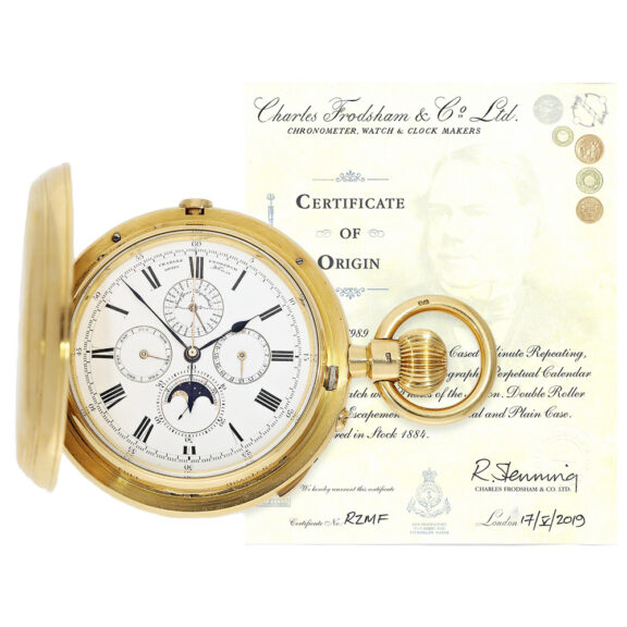 English astronomic Grande Complication pocket watch Circa 1884 English astronomic Grande Complication pocket watch Circa 1884