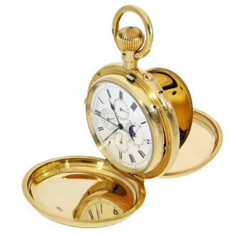 English astronomic Grande Complication pocket watch Circa 1884