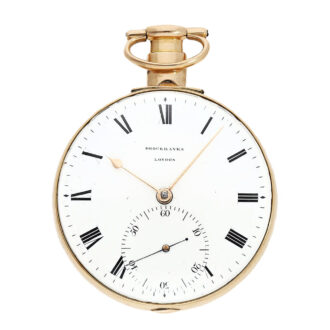 English important 18K gold deck chronometer Circa 1810