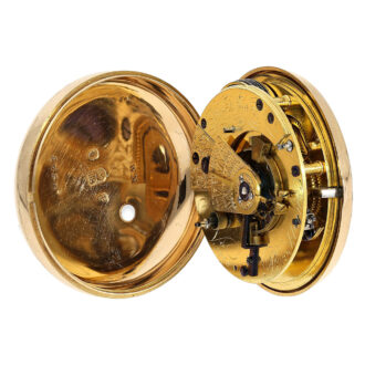 English important 18K gold deck chronometer Circa 1810