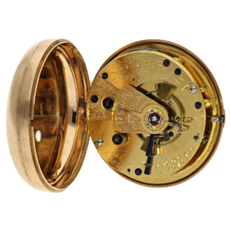 English important 18K gold deck chronometer Circa 1810