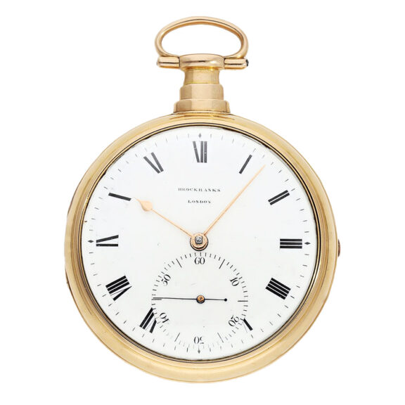 English important 18K gold deck chronometer Circa 1810