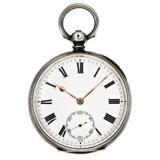 English silver chronometer with detent movement Circa 1860