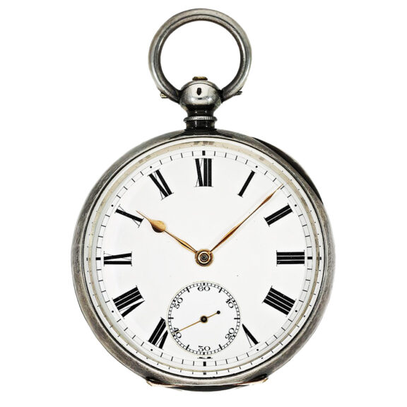 English silver chronometer with detent movement Circa 1860