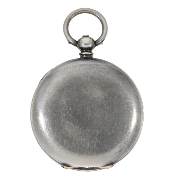 English silver chronometer with detent movement Circa 1860 English silver chronometer with detent movement Circa 1860