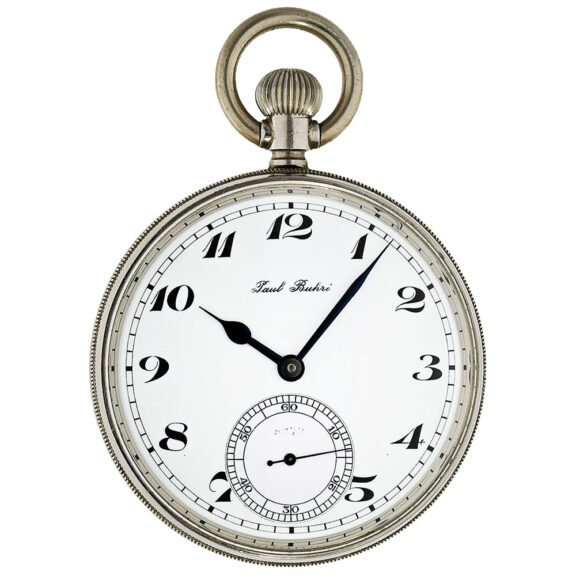 Large Swiss nickel deck chronometer watch Circa 1910