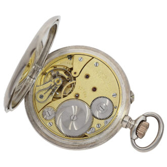 German silver lever chronometer with power reserve Circa 1942