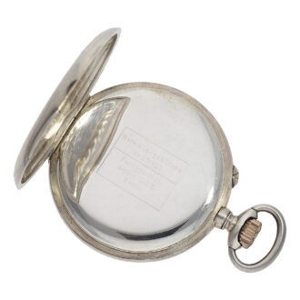 German silver lever chronometer with power reserve Circa 1942